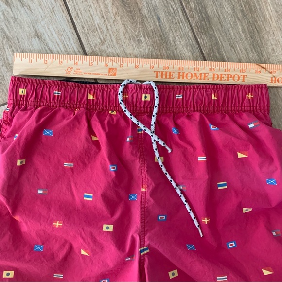 Vintage Tommy Hilfiger nautical flag swim trunks - Picture 8 of 9